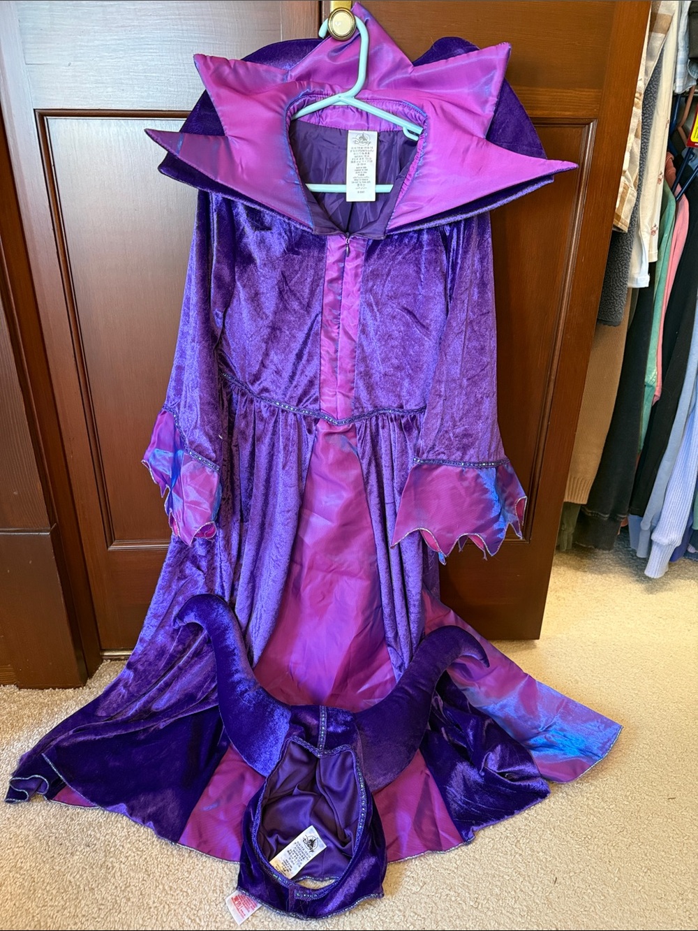 Disney Maleficent Costume includes gown and headpiece